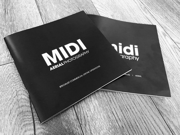 A collection of x8 Brochures for Midi Photography