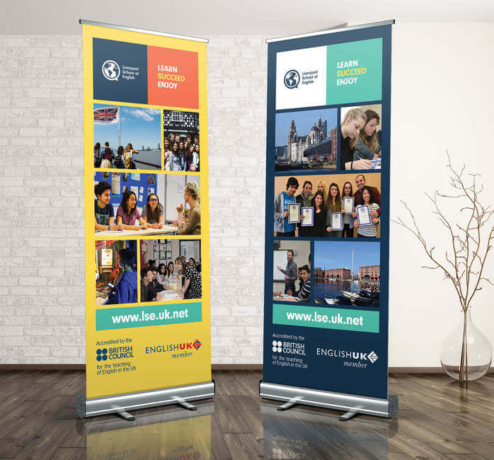 Branded Roller Banners for Education