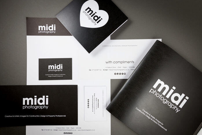 Midi Photography - Brochure and Stationery