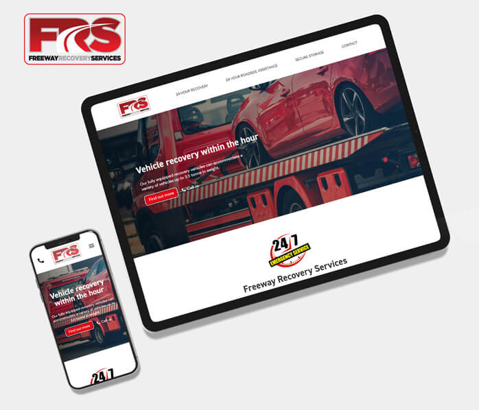 Vehicle Recovery Service Web Design
