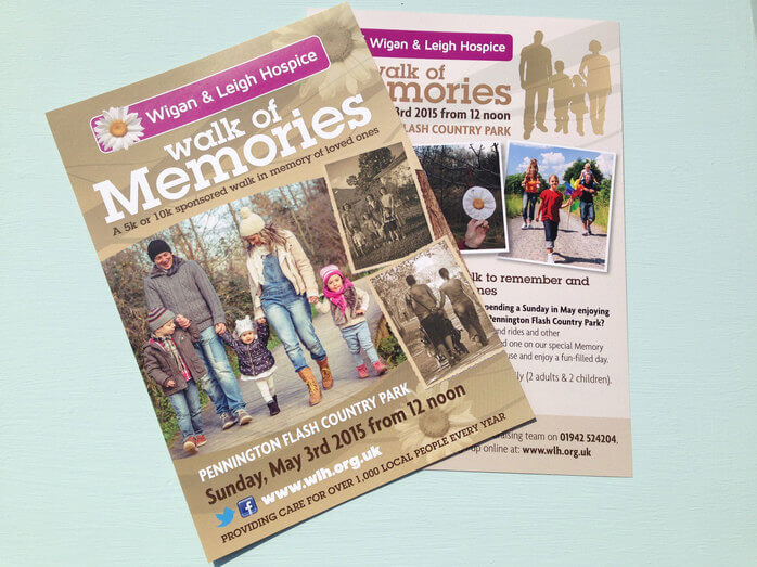 Walk of Memories Charity Leaflet