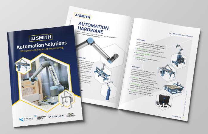 Crafting the Future of Woodworking: JJ Smith Brochure Design
