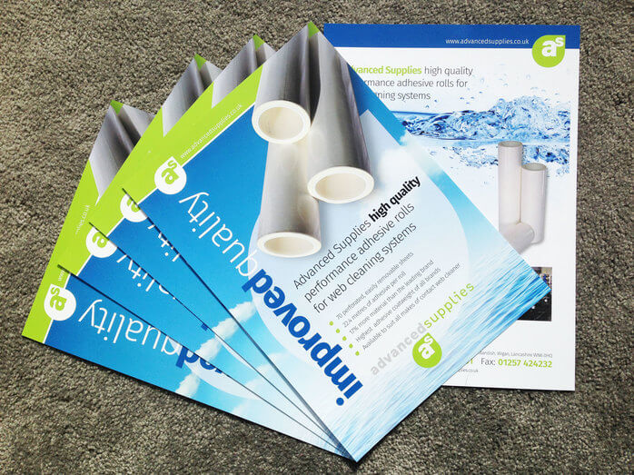 Leaflet Design Standish - Advanced Supplies