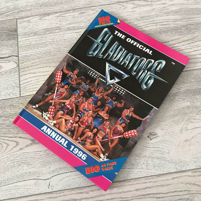 Look what we designed back in 1996 - Gladiators Annual