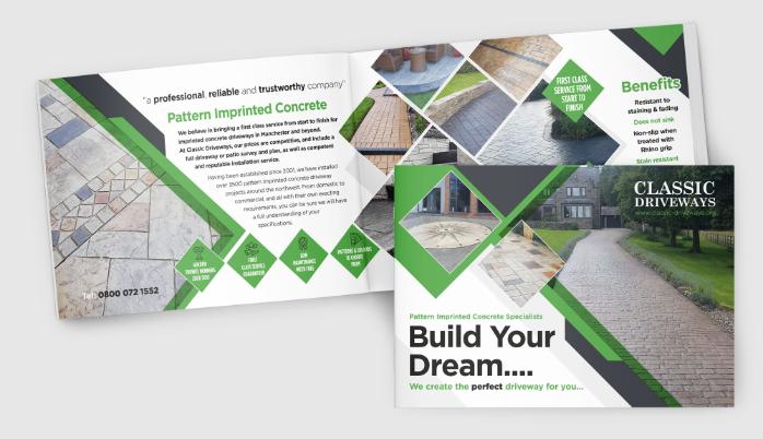 Paving the Way to Excellence - Imprinted Concrete Brochure Design